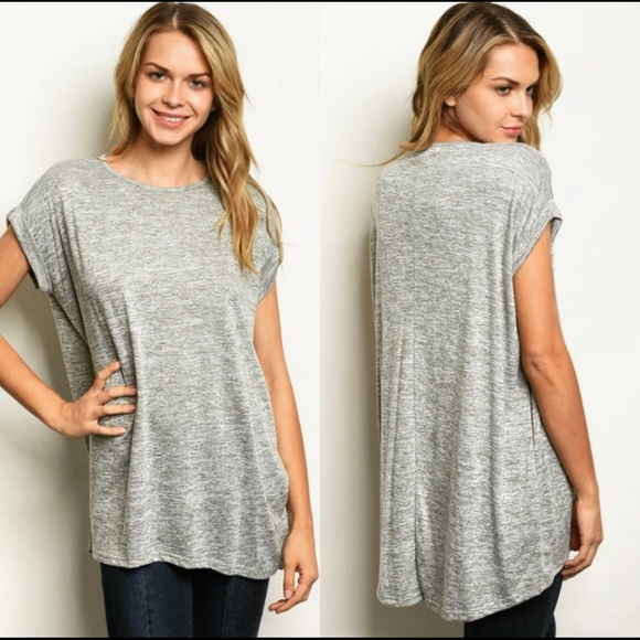 🦄Last One🦄💖 Soft Heathered Tee 💖 - Picture 2 of 3